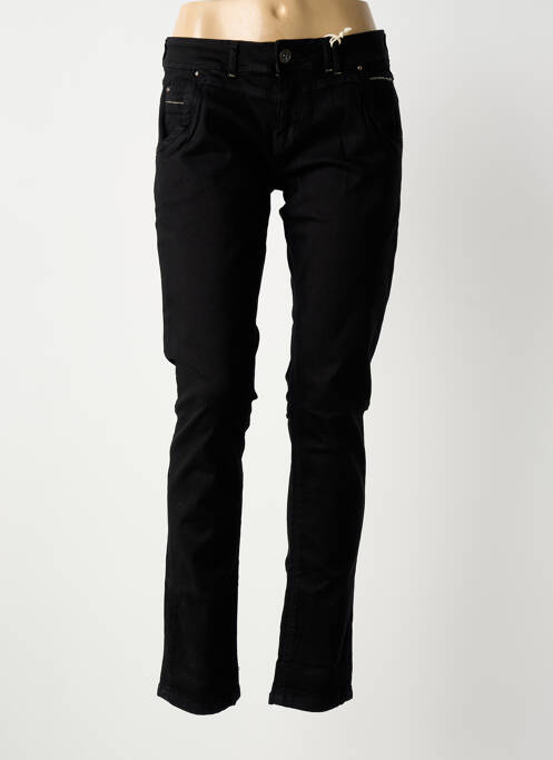 Jeans coupe slim noir TIMEZONE femme