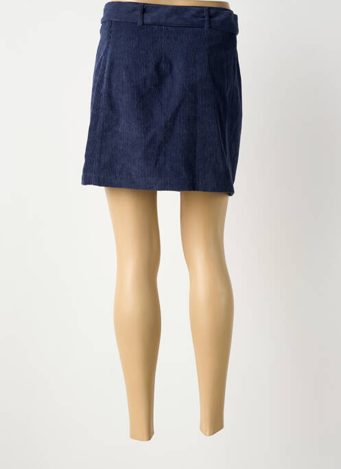 Jupe courte fermeture zip latéral bleu TIFFOSI femme