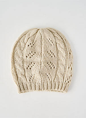 Bonnet stretch beige PALME femme