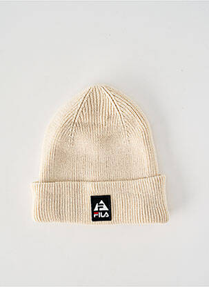 Bonnet beige FILA unisexe