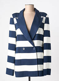 Blazer coupe cintrée bleu TWINSET femme