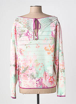 Pull col bateau manches longues vert TWINSET femme