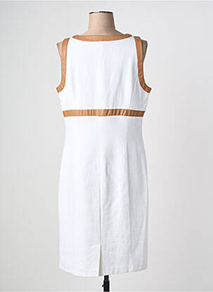 Robe mi-longue sans manche sans manche blanc CAROLINE BISS femme