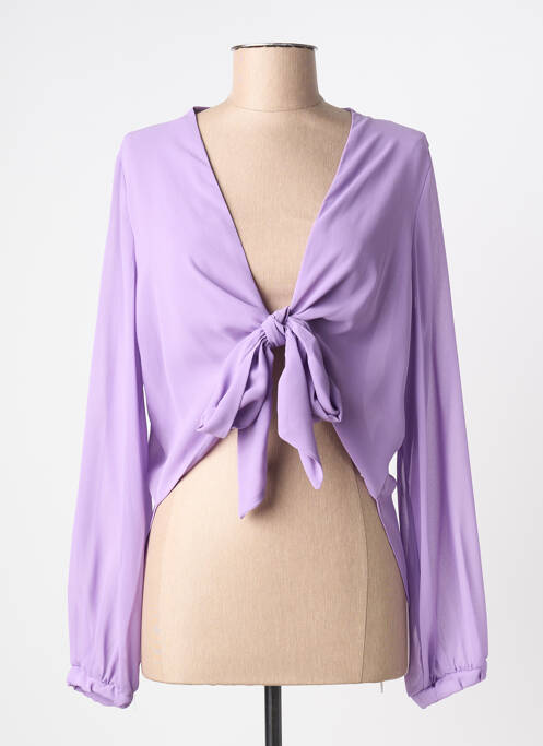 Boléro légère et transparente violet KOCCA femme