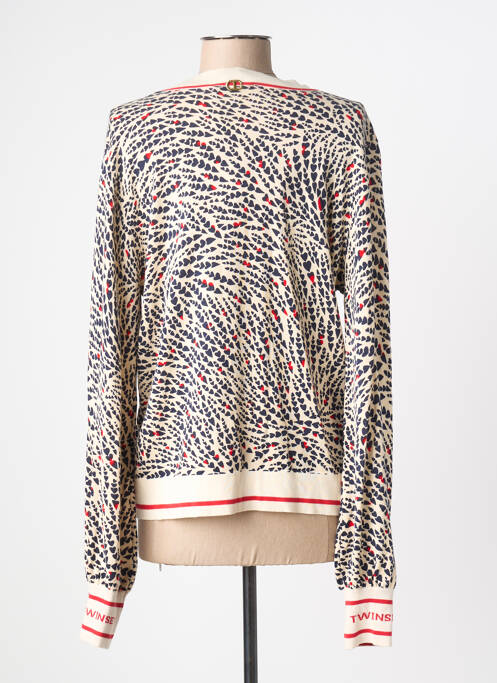 Gilet manches longues beige TWINSET femme