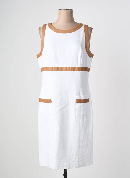 Robe mi-longue blanc CAROLINE BISS femme