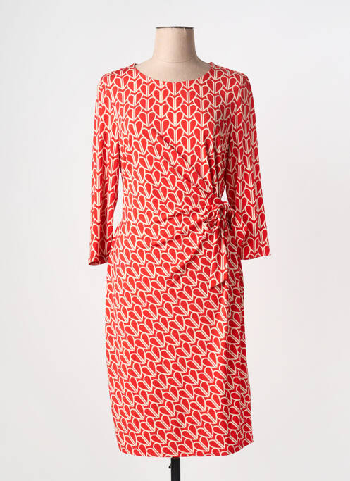 Robe mi-longue rouge OUI femme