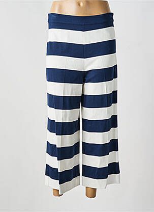 Pantalon 7/8 stretch taille normale bleu TWINSET femme