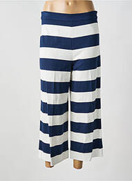 Pantalon 7/8 stretch taille normale bleu TWINSET femme