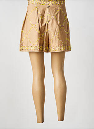 Short taille à pinces taille haute marron TWINSET femme
