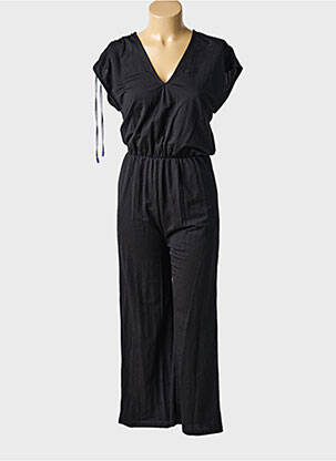 Combi-pantalon manches courtes manches courtes noir SCORZZO femme