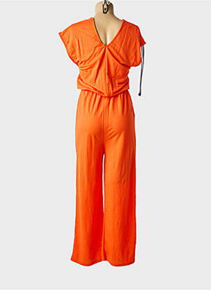Combi-pantalon manches courtes manches courtes orange SCORZZO femme