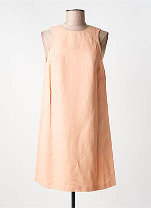 Robe courte sans manche sans manche orange TWINSET femme