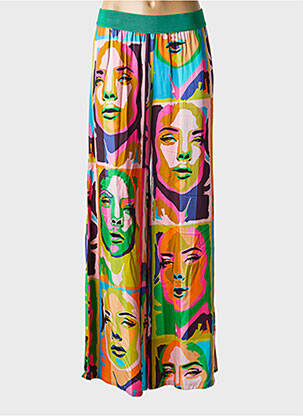 Pantalon large vert CAROLINE BISS femme