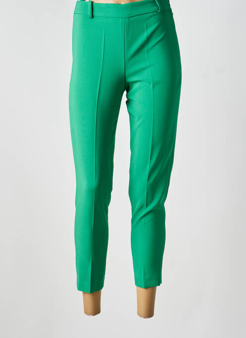 Pantalon 7/8 taille haute taille haute vert KOCCA femme