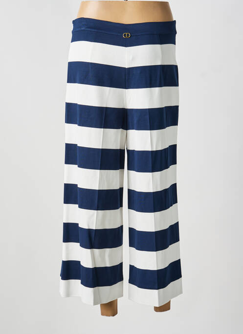 Pantalon 7/8 bleu TWINSET femme