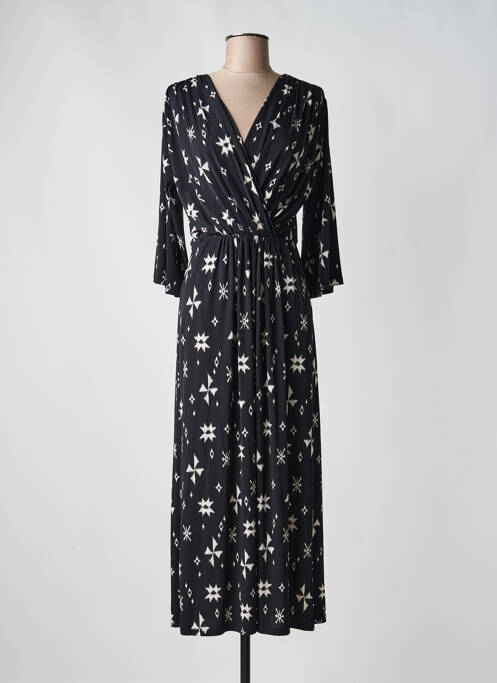 Robe longue noir AU SOLEIL DE ST TROPEZ femme