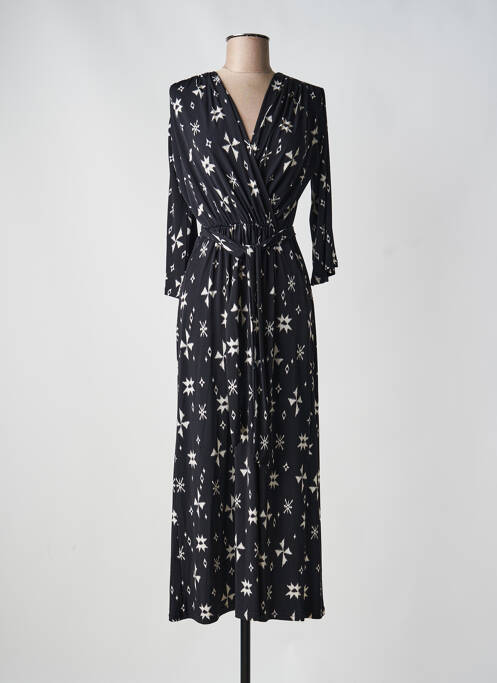 Robe longue noir AU SOLEIL DE ST TROPEZ femme