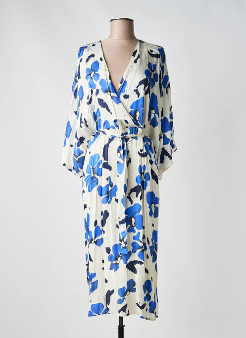 Robe mi-longue bleu KOCCA femme