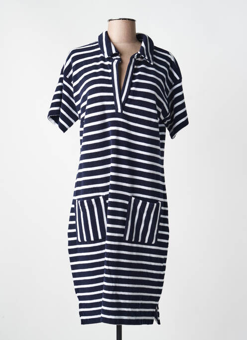 Robe mi-longue bleu OUI femme