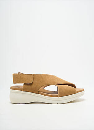 Sandales/nu pieds bout ouvert talon de 4 à 6cm marron WEEKEND femme