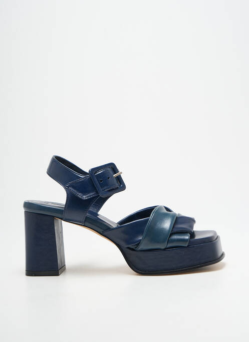 Sandales/Nu pieds bleu LORENZO MASIERO femme