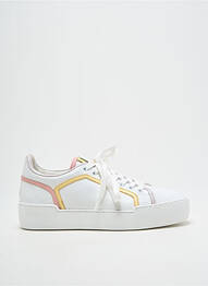 Baskets semelle amovible talon plat jusqu'à 3cm blanc HOGL femme