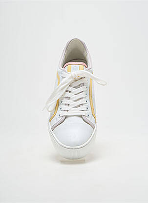 Baskets semelle amovible talon plat jusqu'à 3cm blanc HOGL femme