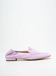 Mocassins nubuck talon plat jusqu'à 3cm violet HOGL femme