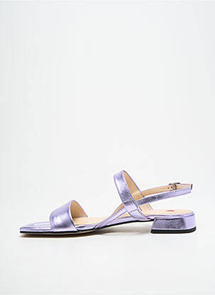 Sandales/nu pieds tissage satiné talon plat jusqu'à 3cm violet HOGL femme