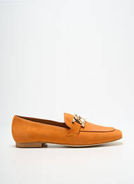 Mocassins nubuck talon plat jusqu'à 3cm orange JHAY femme