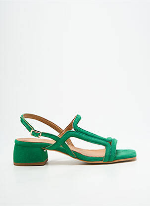 Sandales/nu pieds fermeture boucle(s) talon de 4 à 6cm vert JHAY femme