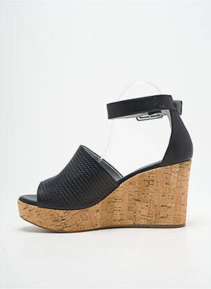 Sandales/nu pieds matière lisse talon de 7 à 9cm noir NERO GIARDINI femme