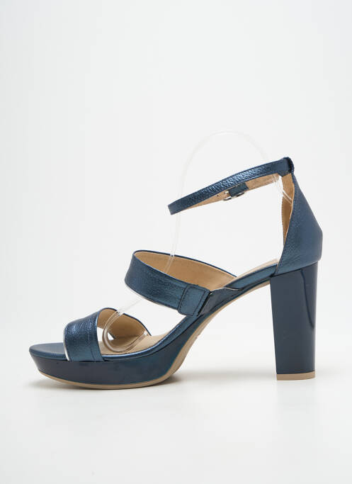 Sandales/Nu pieds bleu NERO GIARDINI femme