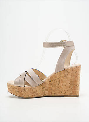 Sandales/nu pieds fermeture bride(s) talon de 7 à 9cm or NERO GIARDINI femme