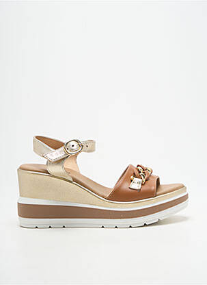 Sandales/Nu pieds or NERO GIARDINI femme