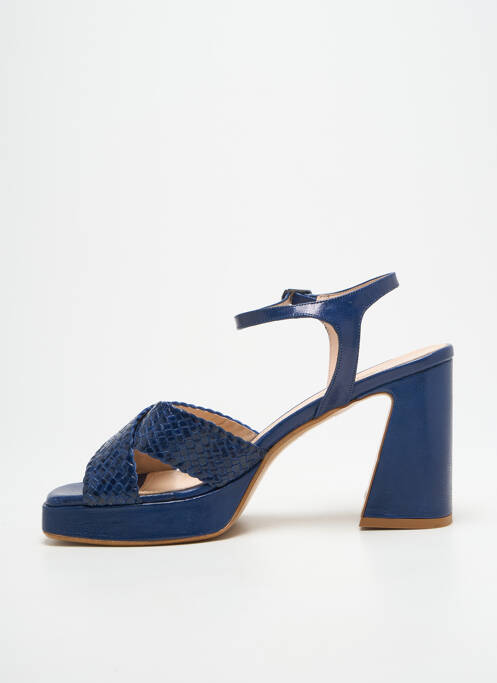 Sandales/Nu pieds bleu LARA MAY femme