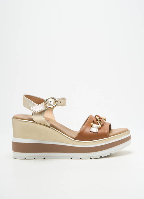 Sandales/Nu pieds or NERO GIARDINI femme