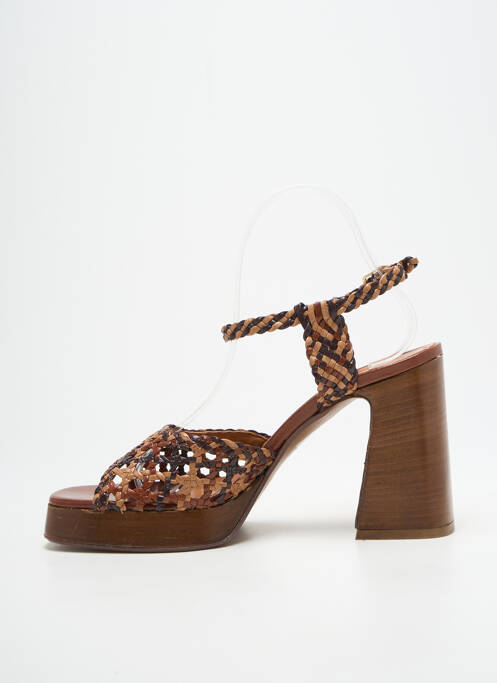 Sandales/Nu pieds marron LARA MAY femme