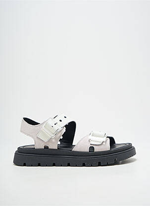 Sandales/nu pieds fermeture boucle(s) talon plat jusqu'à 3cm blanc CASTA femme