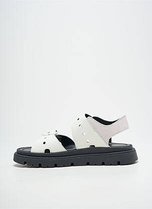 Sandales/nu pieds fermeture boucle(s) talon plat jusqu'à 3cm blanc CASTA femme