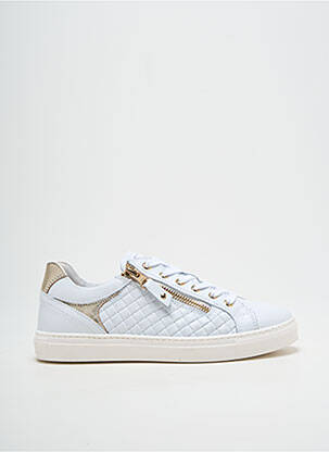 Baskets fermeture zip et lacets talon plat jusqu'à 3cm or NERO GIARDINI femme