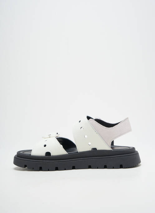 Sandales/nu pieds fermeture boucle(s) talon plat jusqu'à 3cm blanc CASTA femme