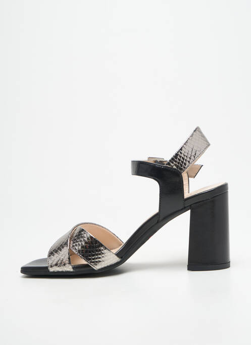 Sandales/Nu pieds argent NERO GIARDINI femme
