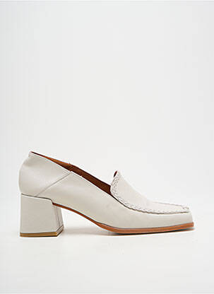 Mocassins type de semelle amortissante talon de 4 à 6cm blanc ANGEL ALARCON femme