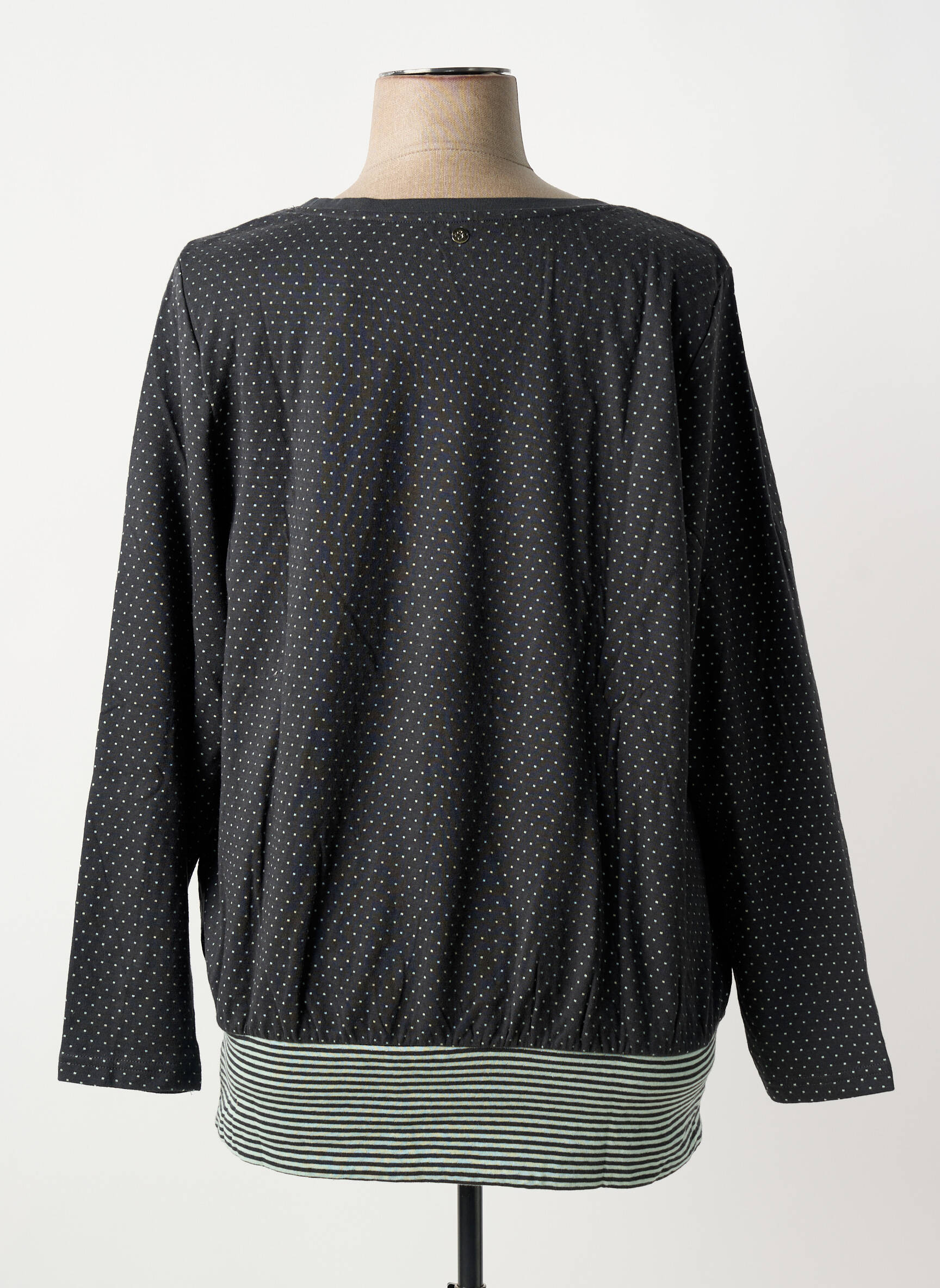 T-shirt manches longues manches longues gris SHEEGO femme