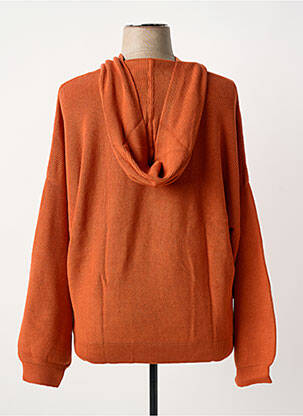 Sweat-shirt manches longues manches longues orange SHEEGO femme