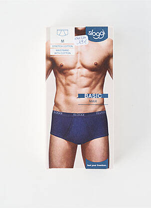 Slip elastique à la taille bleu SLOGGI homme