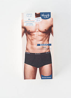Boxer stretch noir SLOGGI homme