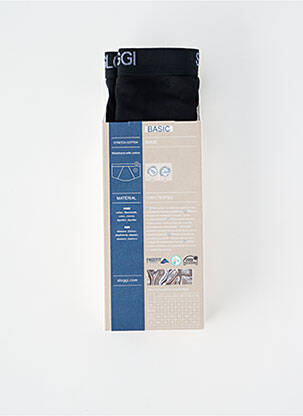 Boxer stretch noir SLOGGI homme